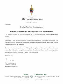 Letter Gary Anandasangaree